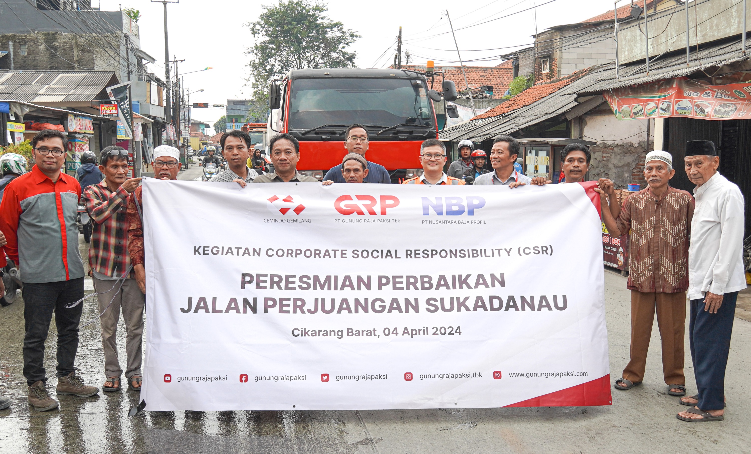 Perbaikan Jalan Perjuangan Warung Bongkok